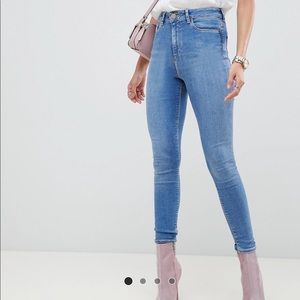 Asos design ridley high waist skinny jean in